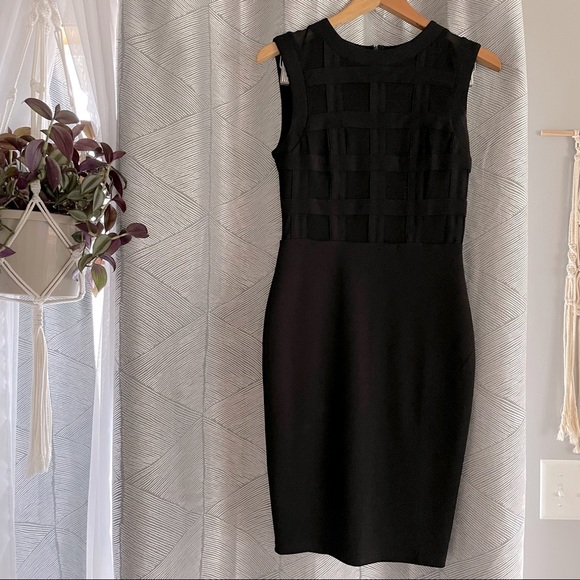 Black A’gaci Cut Out Dress - Picture 1 of 6